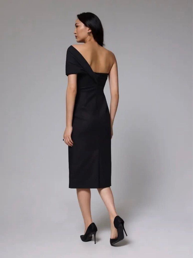 love bonito one shoulder dress Eyka Multi-way Satin Column Dress