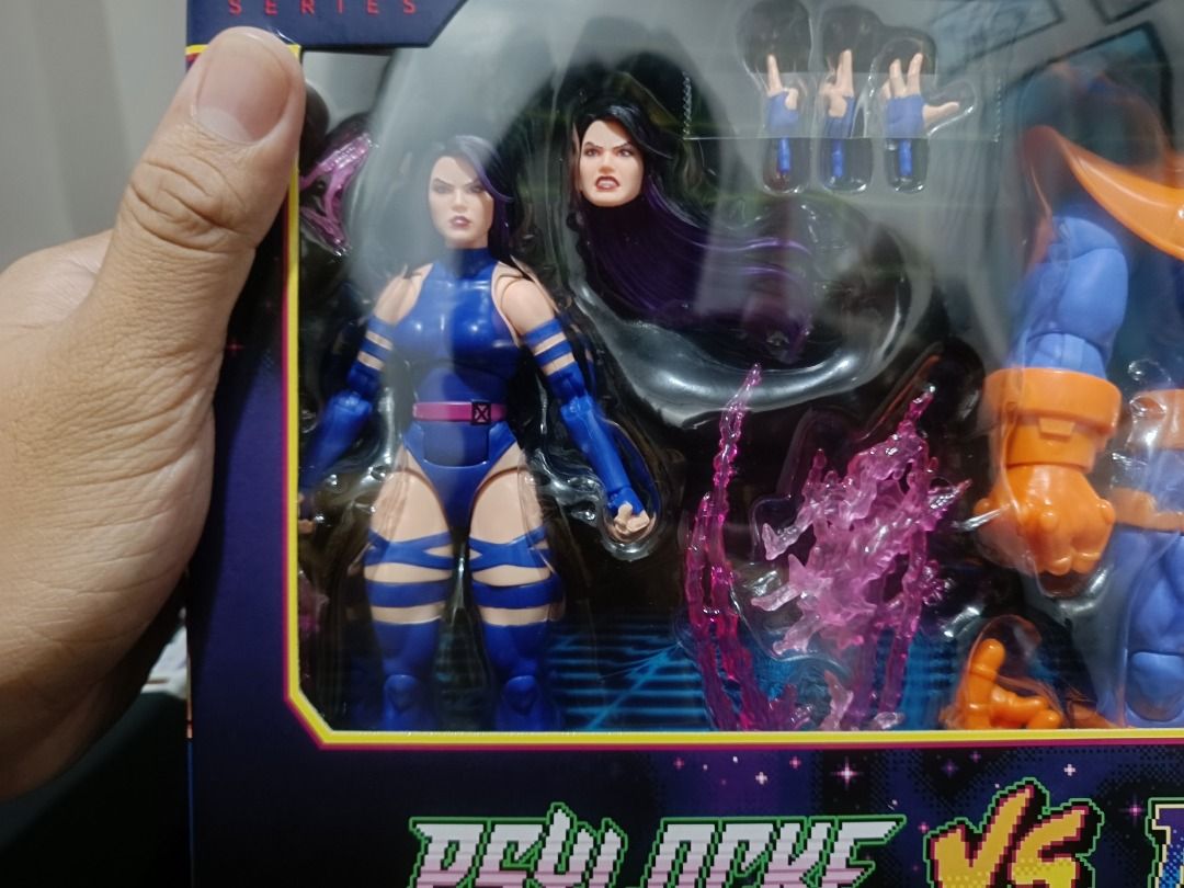 Marvel Legends Gamerverse Psylocke vs Thanos (Category: Figurines & Statues) located in Mandaluyong City. Submitted by schmebulock123 (Listing ID 1394256899, Image 3). Description: Marvel Legends Gamerverse set features Psylocke and Thanos action figures. The figures come with accessories and are in their original packaging. The box art displays the characters in dynamic poses. This set is a great addition to any Marvel collection. ₱4650.00 FIXED