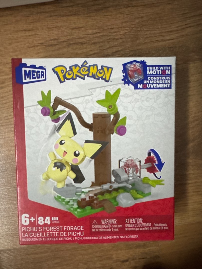 Mega Construx Pokemon Pichu's Forest Forage Building Set, Hobbies ...