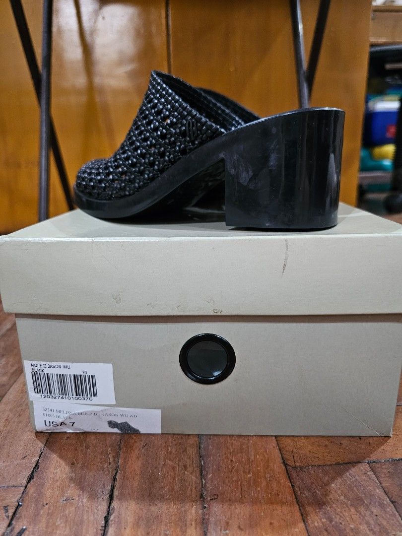 Melissa Heels Mule II Jason Wu (Category: Heels) located in Quezon City. Submitted by nicollen (Listing ID 1394226552, Image 3). Description: Melissa heels (black) mule II jason wu size 7 bought for 4k, selling for 2.5k (negotiable) rfs: wrong size.
