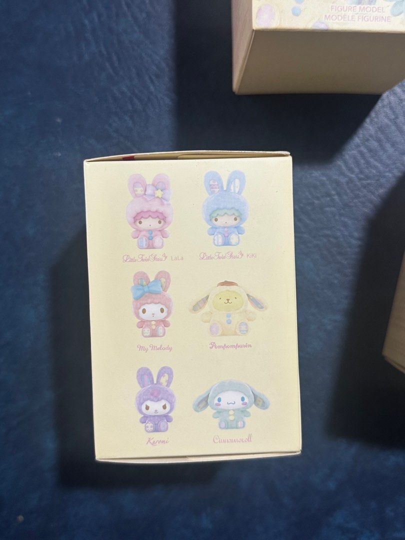 Miniso Sanrio Characters Blindbox Rabbit Edition (Category: Designer & Blind Box Toys) located in Quezon City. Submitted by brookslide (Listing ID 1394245441, Image 2). Description: Brand new Can send more photos Bought in Miniso China Sanrio Characters.