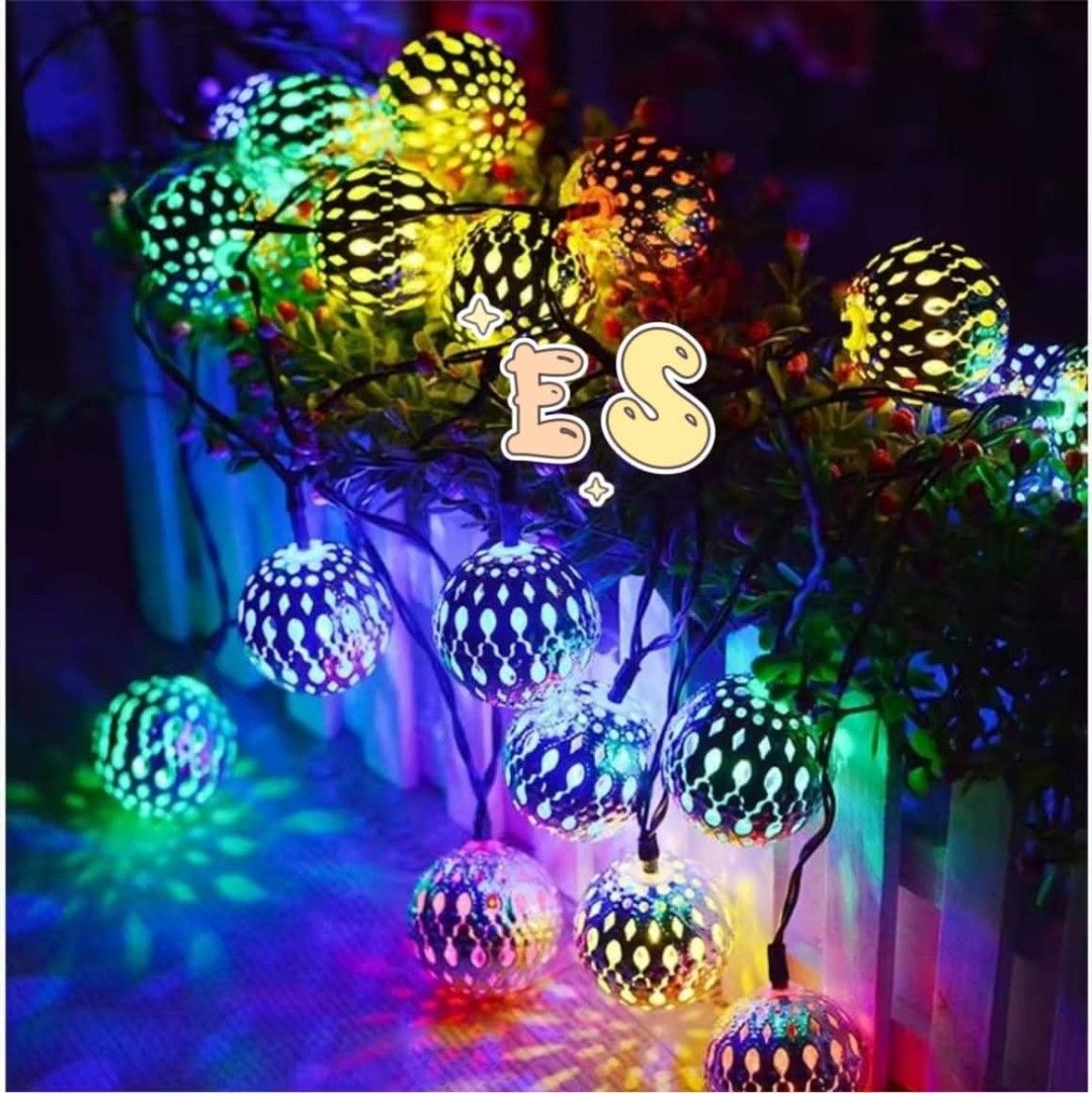➖➖Moroccan Ball String lights (Category: Lighting) located in Manila. Submitted by dolorchris69891 (Listing ID 1394346262, Image 2). Description: ➖➖Moroccan Ball String lights➖➖.