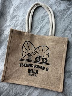 MUJI Tseung Kwan O Tote Bag 手提麻布袋64182238417793110