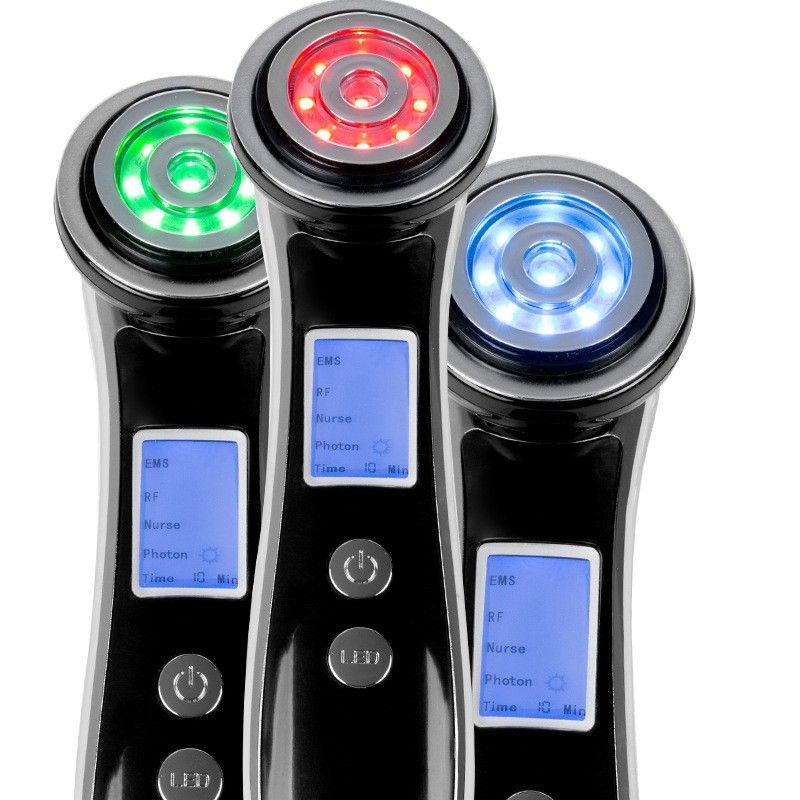NEW RF EMS LED Photon Rejuvenation Facial Massager Radio Frequency Skin ...