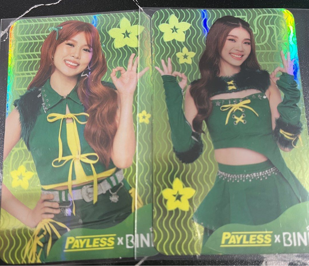 Payless Bini Photocards (Category: Raw Singles) located in Quezon City. Submitted by miss_kim_chi (Listing ID 1394356219, Image 1). Description: Set sale.