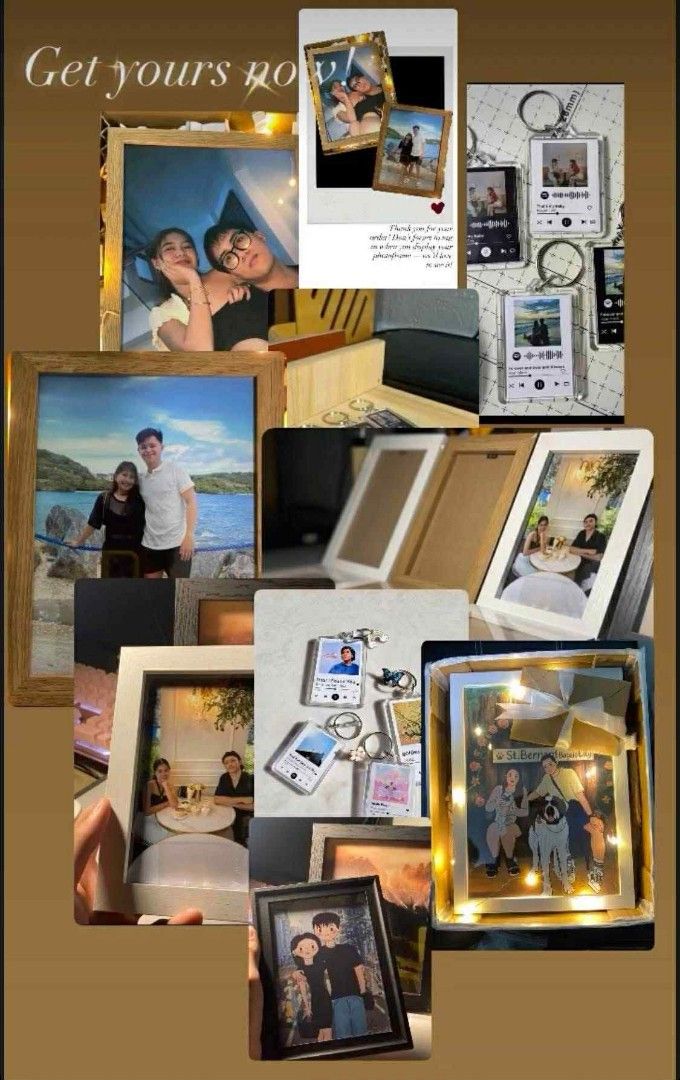 Picture Frame (Category: Frames & Pictures) located in Valenzuela. Submitted by sterlings (Listing ID 1394363858, Image 3). Description: Save your memories, keep it in a frame. Comes with 3 colors and different sizes Black White Wood we also offer, keychains and magnets. DM us for more inquiries, you can also check our fb page "iFrame" MOP.-GCASH LOCATION-VALENZUELA.