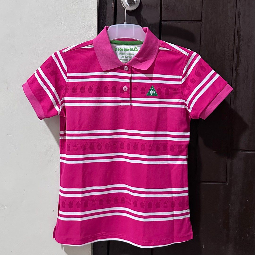 Polo Shirt Le Coq Sportif LCS golf tennis padel, Fesyen Wanita
