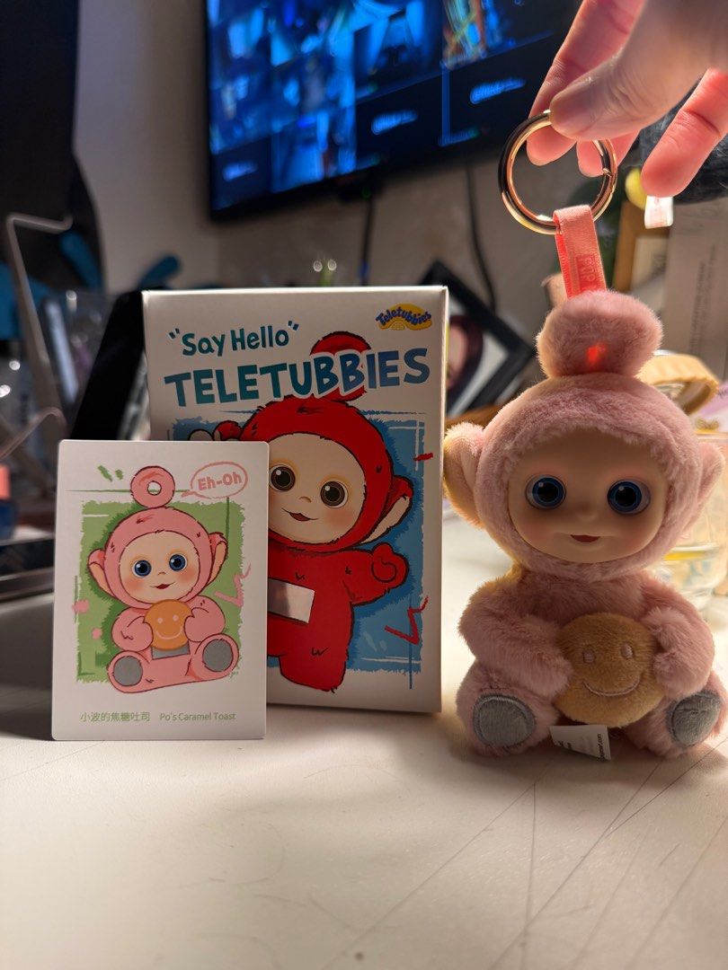 Pop Mart Teletubbies pendant (Category: Designer & Blind Box Toys) located in Quezon City. Submitted by slslcshop5 (Listing ID 1394364181, Image 2). Description: Pop mart original Po’s Caramel Toast Dipsy’s Coconut Toast.