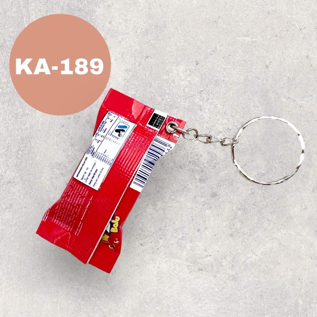 📣[PROMO BUY 1 GET 1 FREE] Cake Biscuits 3D Mini Keychain, Red Package ...