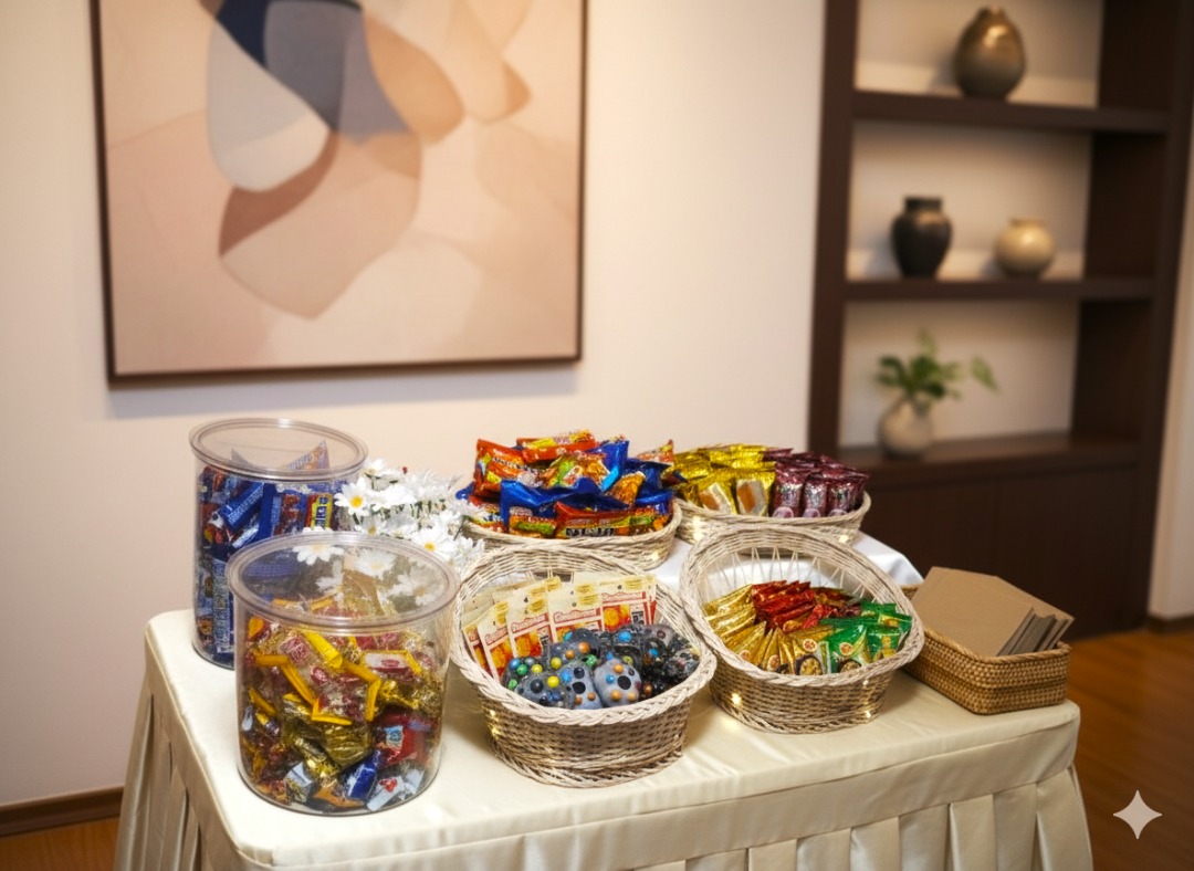 [Rent] Cheap Tables Setup Event Chocolate Candy Snacks Bar Function ...