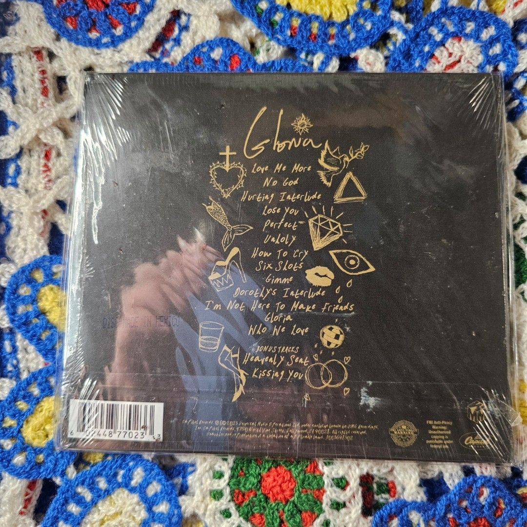 Sam Smith - Gloria (Target Exclusive) (Category: CDs & DVDs) located in Quezon City. Submitted by serefrenpaz (Listing ID 1394389209, Image 2). Description: - Sealed CD of Sam Smith's "Gloria" album - Includes the hit song "Unholy" featuring Kim Petras - Target exclusive edition - Features two bonus tracks - Tracklist includes "Love Me More" and "Gimme".