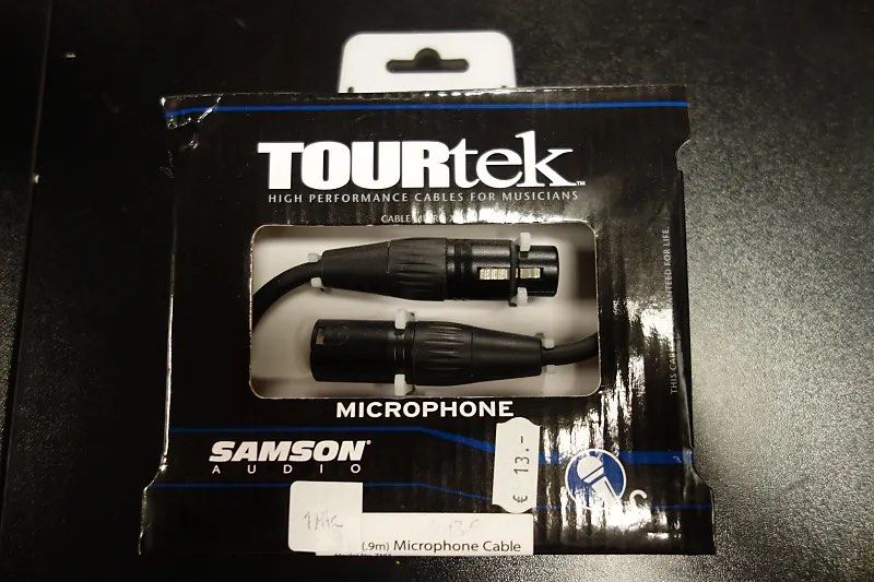Samson Tourtek Microphone Cables with XLR (3M)