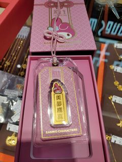 Melody 限量鏡連My Melody 999純金片御守64246336679297110