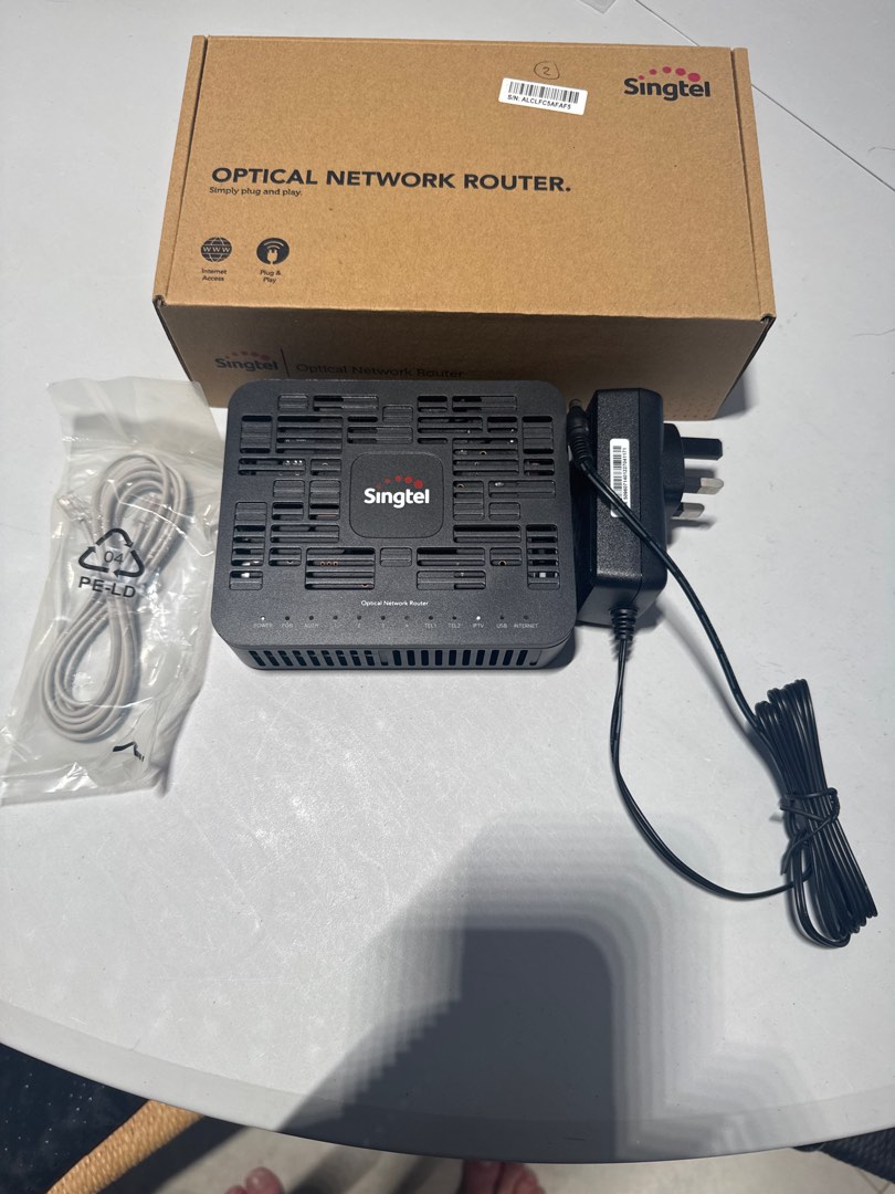 Singtel Optical Network Router, Computers & Tech, Parts & Accessories ...