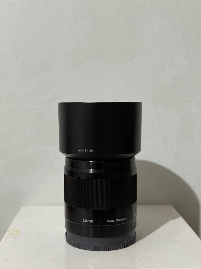 Sony E mount 50mm f1.8 OSS (Category: Lens & Kits) located in Cainta. Submitted by lainealabastro (Listing ID 1394375058, Image 2). Description: Sony 50mm f1.8 OSS 📸 ALMOST LIKE BRAND NEW Complete with box Bought last May 2025 Inclusions: Front and rear cap Lens hood Original box Negotiable for sure buyer.