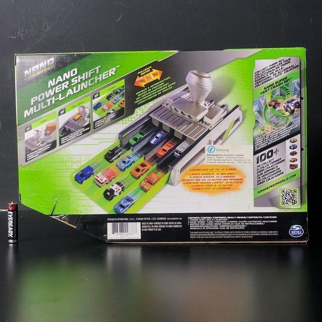 Spin Master X Concepts NANO SPEED Power Shift Multi-Launcher Playset ...