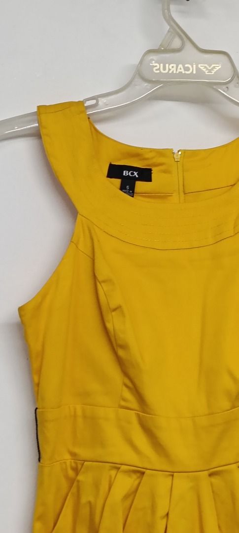 Yellow Dress for officewear (Category: Dresses) located in Caloocan City. Submitted by li.jb333 (Listing ID 1394253697, Image 3). Description: Fabric: Cotton Blend Measurement: Shoulder Halter Bust 32 inches Waist 28 inches Hips 36 inches Full Length 35 inches.