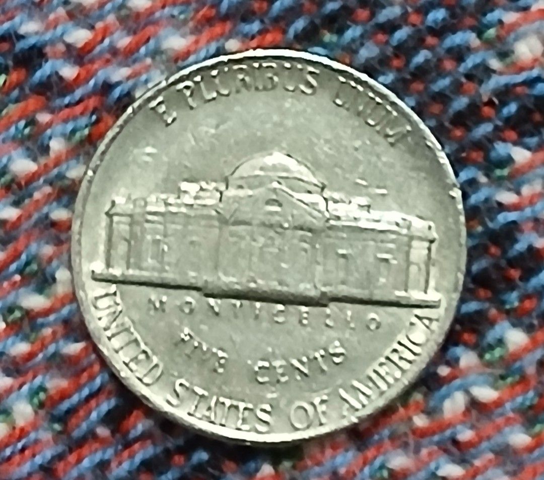 1990 P jefferson nickel usa (Category: Currency) located in Lipa City. Submitted by MAGBABALOT7 (Listing ID 1394549745, Image 2). Description: copper nickel compositio 21.2 mm in diameter.
