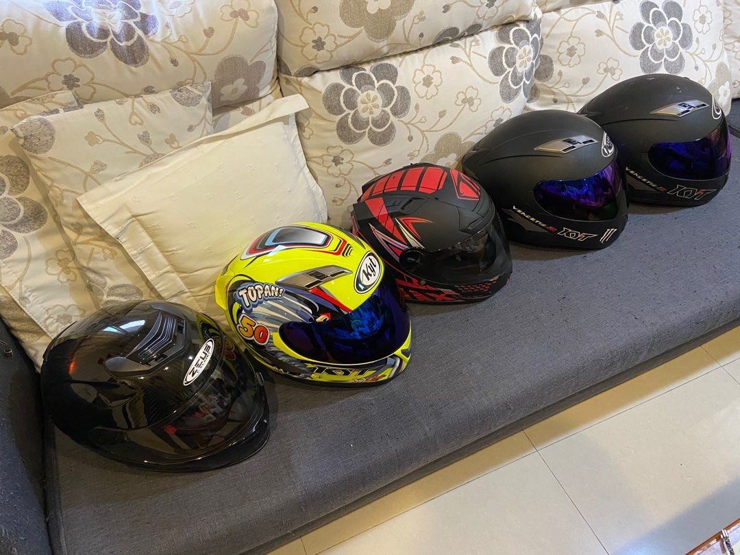 碳纖維全罩安全帽, 汽機車零配件在旋轉拍賣