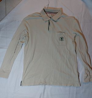 八十年代 懷舊古著 Santa Barbara Polo & Racquet Club 長袖Polo衫64246338092289110