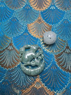 Jadeite A Grade Rabbit + Openwork Beads64185756934146110