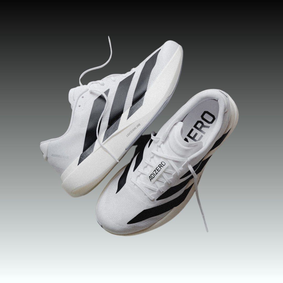 Adidas Adizero EVO SL Cloud White (Category: Activewear) located in Paranaque City. Submitted by gdiviso (Listing ID 1394441089, Image 2). Description: Built light. Feel fast. Adidas Adizero EVO SL Cloud White •Brand New • Available Sizes: 7 | 7.5 | 8 | 8.5 | 9 | 9.5 | 10 | 10.5 | 11 ₱ 8,295 ✅ All pairs are legit/authentic 📍 Parañaque, Bf Homes 📬 DM for more info Follow us on IG @elkickz.ph Follow us on FB @elkickz.ph.