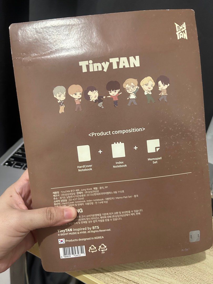 BTS Jung Kook Notebook Set (Category: K-Wave Merchandise) located in Marikina City. Submitted by mysticwater.4605ca (Listing ID 1394591285, Image 2). Description: 🛵 Same day delivery via Lalamove/Grab (shouldered by the buyer) 💶 Payment via Gcash.