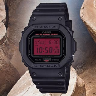 CASIO G-SHOCK DW-5600 series DW-5600BBR-1 全黑色 紅面 GSHOCK DW5600UBBR64246179404162110