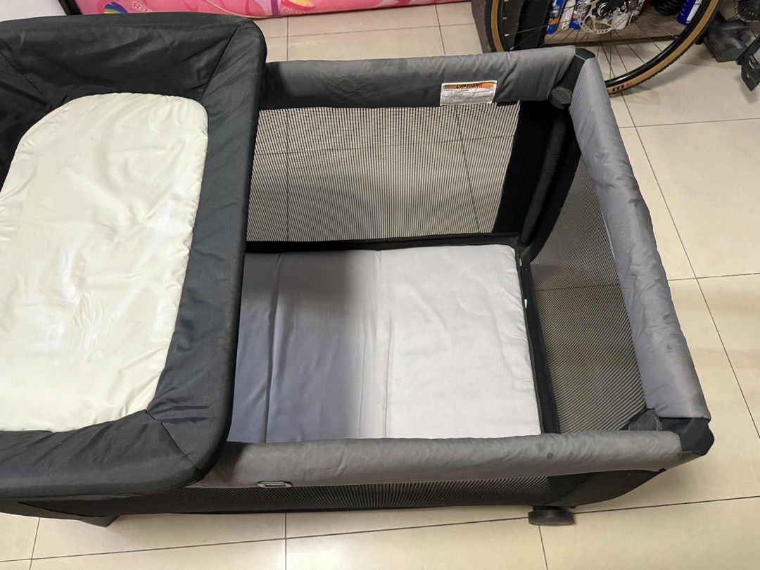 Chicco Lullaby portable playpen (Category: Cots & Cribs) located in Quezon City. Submitted by inalapreski (Listing ID 1394553475, Image 2). Description: Barely used Like new Condition 8/10 With changing diaper Pick up: congressional qc Will delete once sold :) .