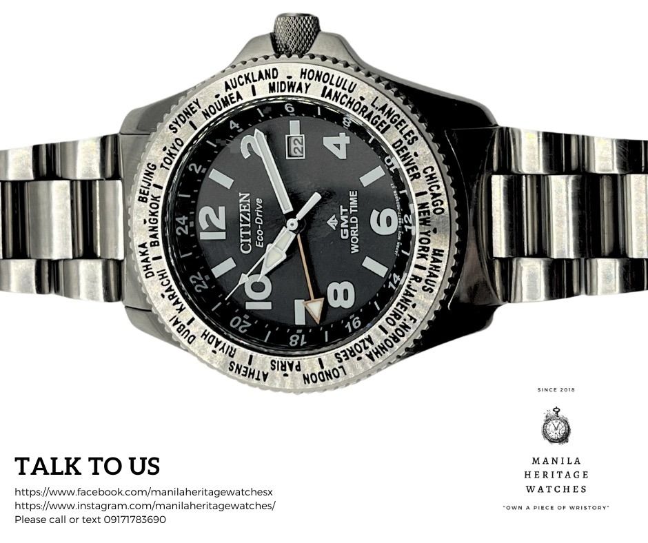 Citizen Promaster GMT Worldtimer, Luxury, Watches on Carousell