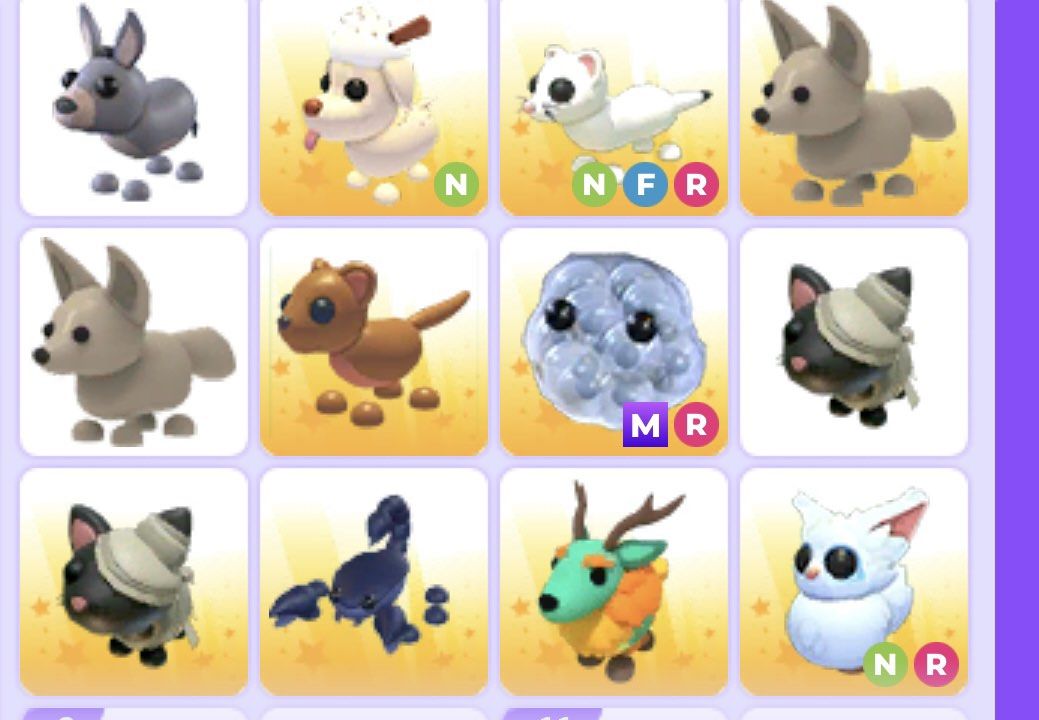 Common Adopt me Pets (can be bought by bundle) (Category: Others) located in Caloocan City. Submitted by cecee_19 (Listing ID 1394576088, Image 1). Description: 5 regular common = 20 pesos just choose po Dm prices or drop price for neons, megas, or potion infused pets po. Gcash Payment Prices are negotiable :3 .