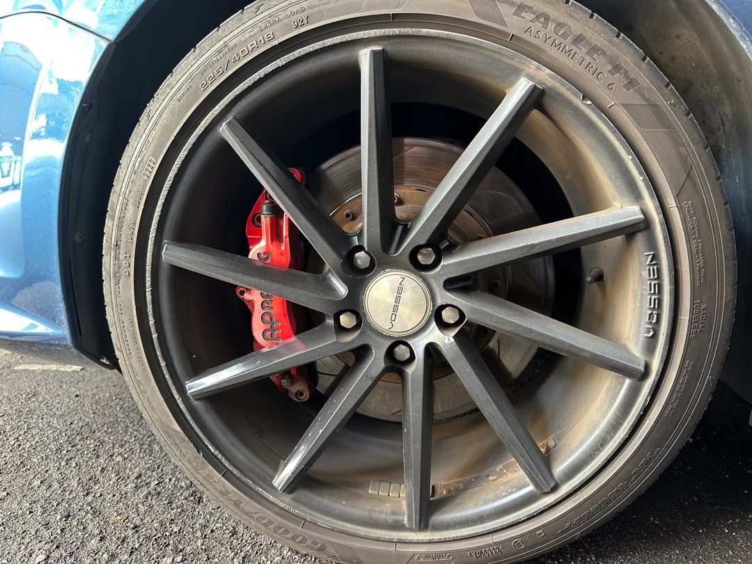 LAST DAY Dekit AP RACING Big Brake Kit plus 5x112 18” Vossen Rims with ...