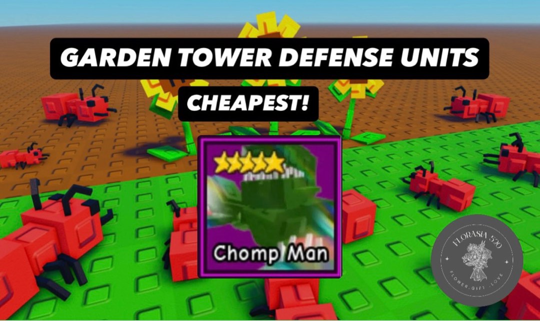 Garden Tower Defense Roblox- Chompman, Video Gaming, Gaming Accessories ...