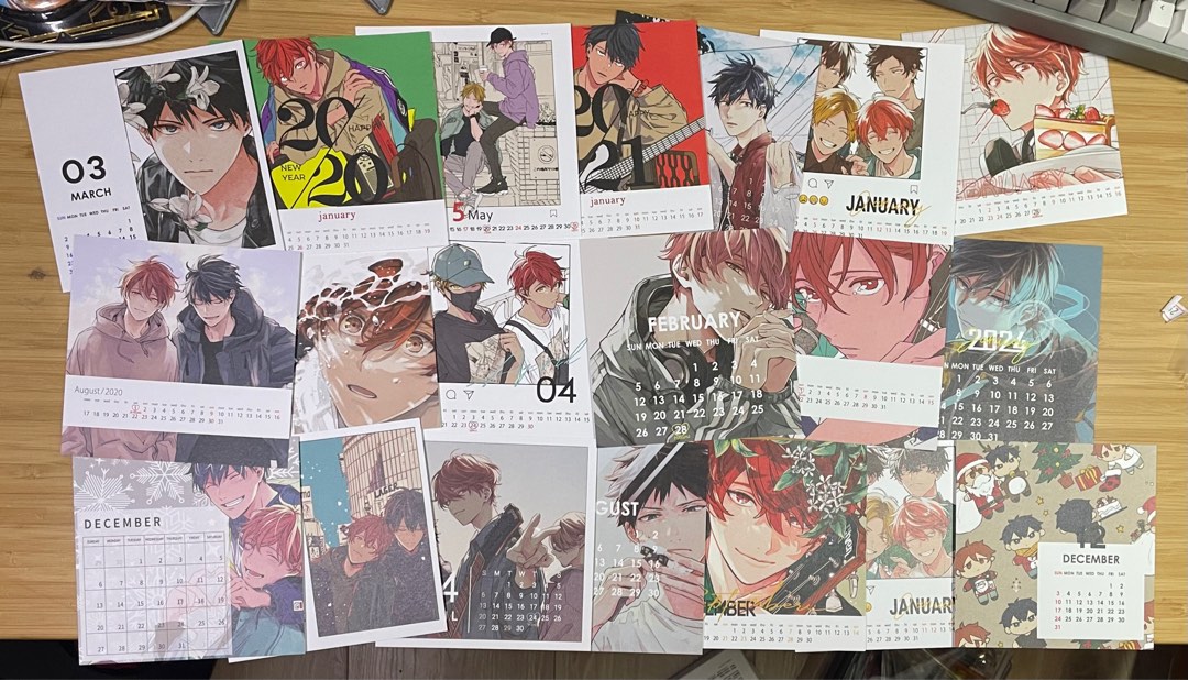 Given 被贈與的未來 夏冬set 立夏 真冬 日曆, 興趣及遊戲, 玩具 & 遊戲類 - Carousell