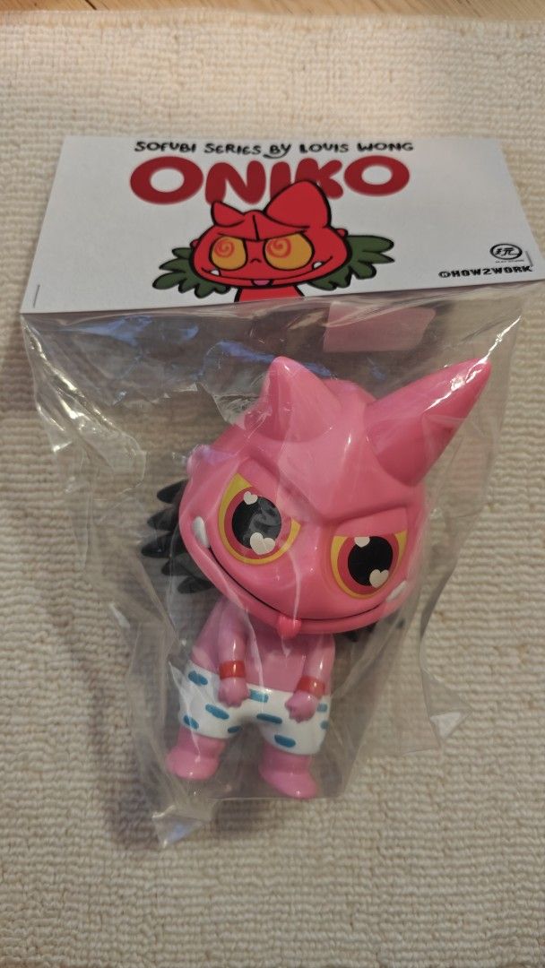 How2work 鬼忍Oniko Series by Louis Wong Art Toy, 興趣及遊戲, 玩具