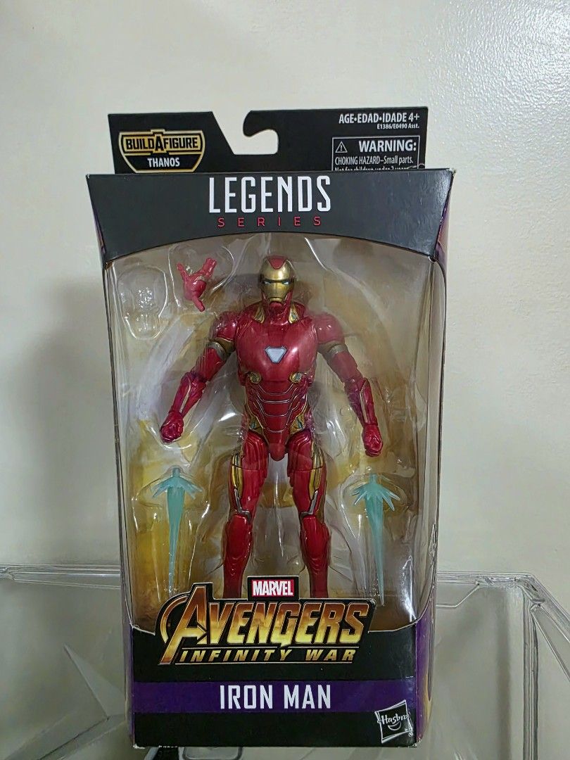 Iron Man Mark 50 Marvel Legends (Category: Figurines & Statues) located in Makati City. Submitted by code_blue (Listing ID 1394548463, Image 1). Description: - Marvel Legends Iron Man Mark 50 - From the Avengers: Infinity War series. - Includes accessories, But Missing One Hand. - For Marvel Legends collectors..