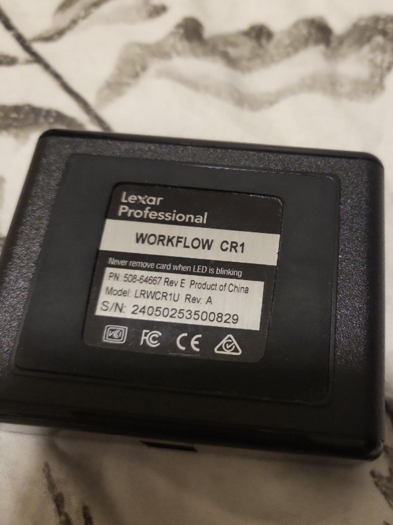 Lexar Workflow CR1 Reader and 64GB CFast Cards (Category: Memory & SD Cards) located in Lapu-Lapu City. Submitted by williamzane (Listing ID 1394521525, Image 3). Description: - Includes a Lexar Professional Workflow CR1 card reader (black). - Comes with two Super Talent CFast Pro 64GB memory cards. - Card reader has a CFast card slot. - Designed for professional use. Card: 3500 each Reader: 1,999 price for all: 7,500 includes: card plastic case,