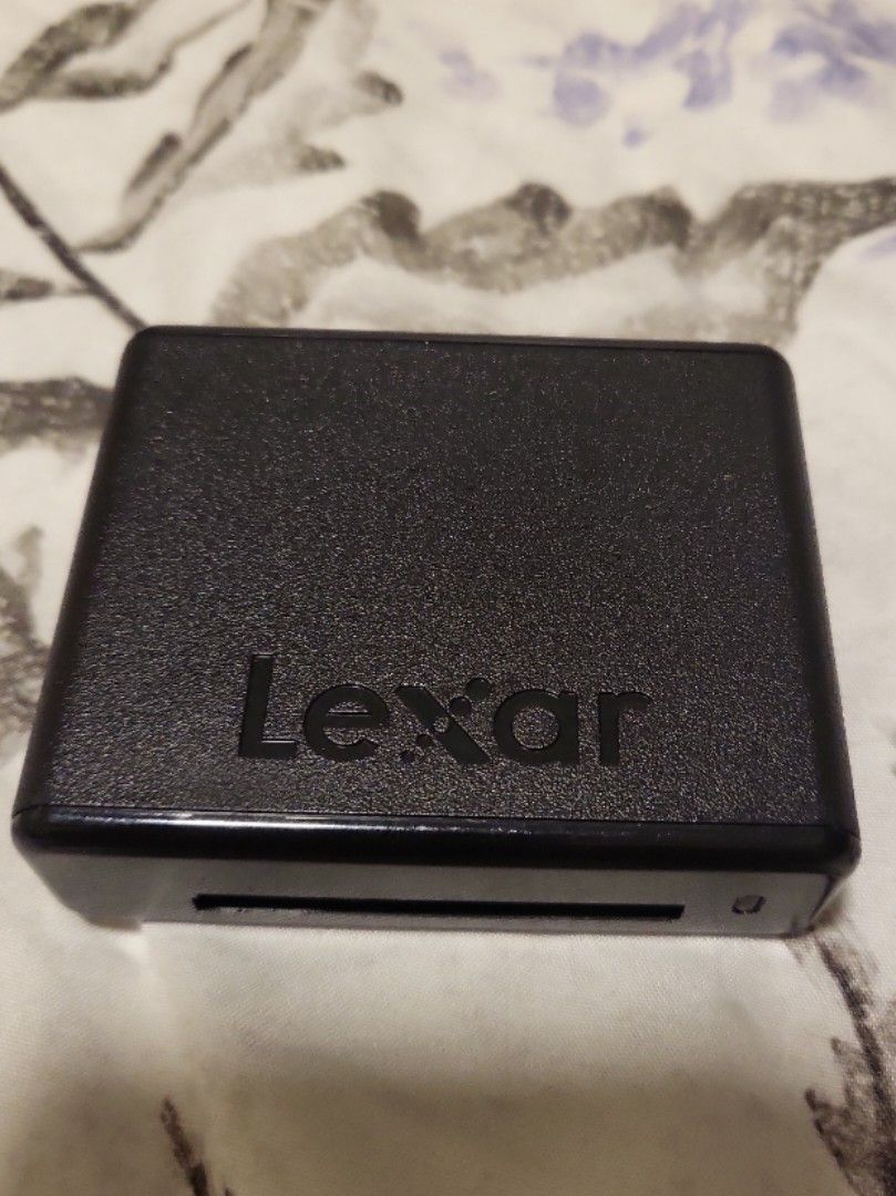 Lexar Workflow CR1 Reader and 64GB CFast Cards (Category: Memory & SD Cards) located in Lapu-Lapu City. Submitted by williamzane (Listing ID 1394521525, Image 2). Description: - Includes a Lexar Professional Workflow CR1 card reader (black). - Comes with two Super Talent CFast Pro 64GB memory cards. - Card reader has a CFast card slot. - Designed for professional use. Card: 3500 each Reader: 1,999 price for all: 7,500 includes: card plastic case,