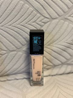 Maybelline Fit Me Matte + Poreless Foundation 103 Half Price New Cosmetics đ64239722652674110