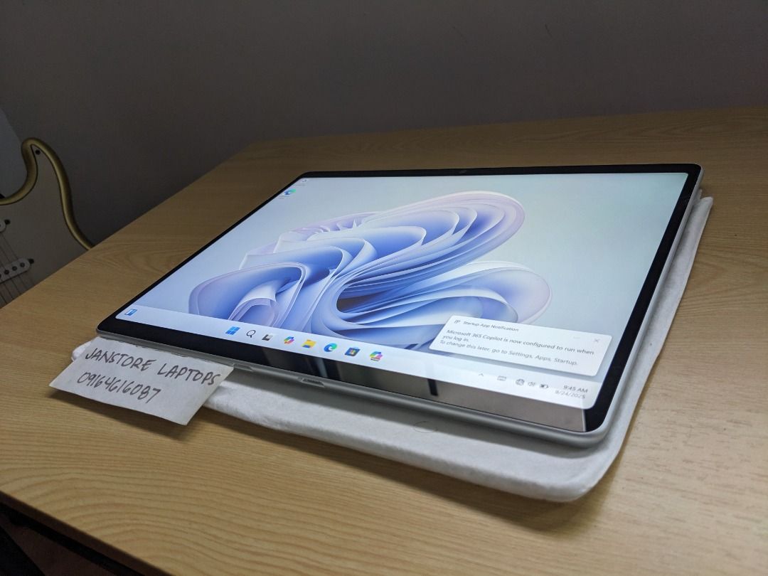 Microsoft Surface Pro 10 Intel Core Ultra 7 165U 16GB 512SSD (Category: Laptops & Notebooks) located in Quezon City. Submitted by janstore-computer-trading (Listing ID 1394569254, Image 2). Description: Model : Microsoft Surface Pro 10 (Intel Core Ultra 7 165U ,16GB ram and 512GB SSD) Condition : Good as new , Battery Cycle Count - 2 only Price : 59,999 Mall Price : 110,000 Specs: Processor : Intel Core Ultra 7 165U 12th Gen 12 Cores 14 Threads (