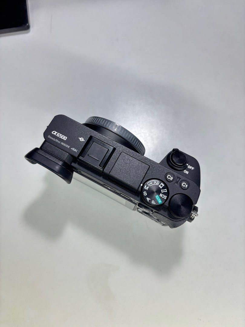 Mirrorless Camera Sony A6500 (Category: Cameras) located in Valenzuela. Submitted by alfeopaulramos7490 (Listing ID 1394580232, Image 2). Description: Mirrorless Camera Sony Sony A6500 (BODY ONLY) 24 megapixel P36,999ONLY +sf INCLUSION: * sony a6500 body * original sony battery * original sony charger * original sony cable * original sony adapter * original sony leather cage * original sony neck strap * original sony camera bag * original jjc sof