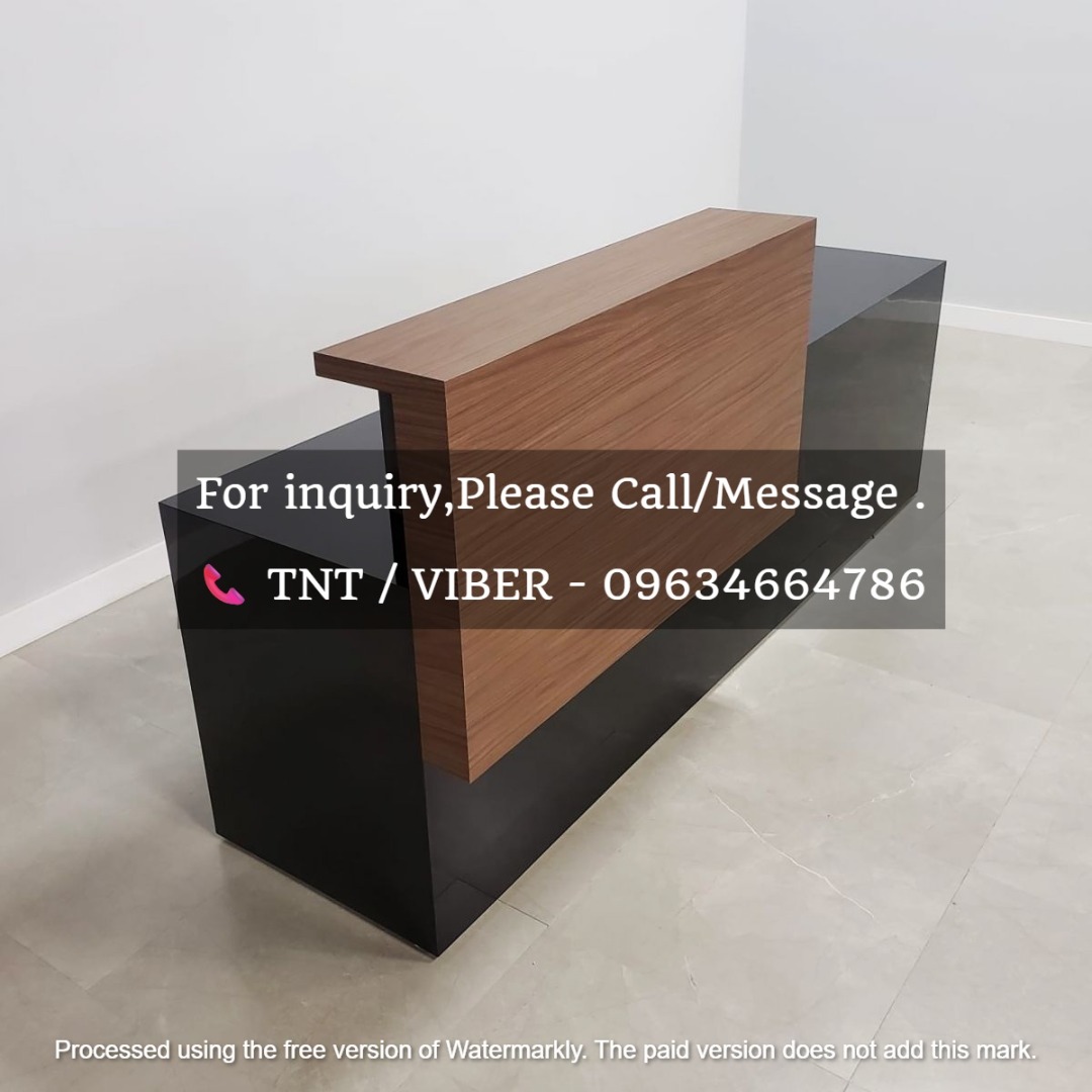 Modern Reception Desk OFFICE PARTITION FURNITURES, Furniture & Home ...