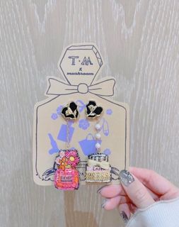 Mushroom 刺繡耳環64236132911491110