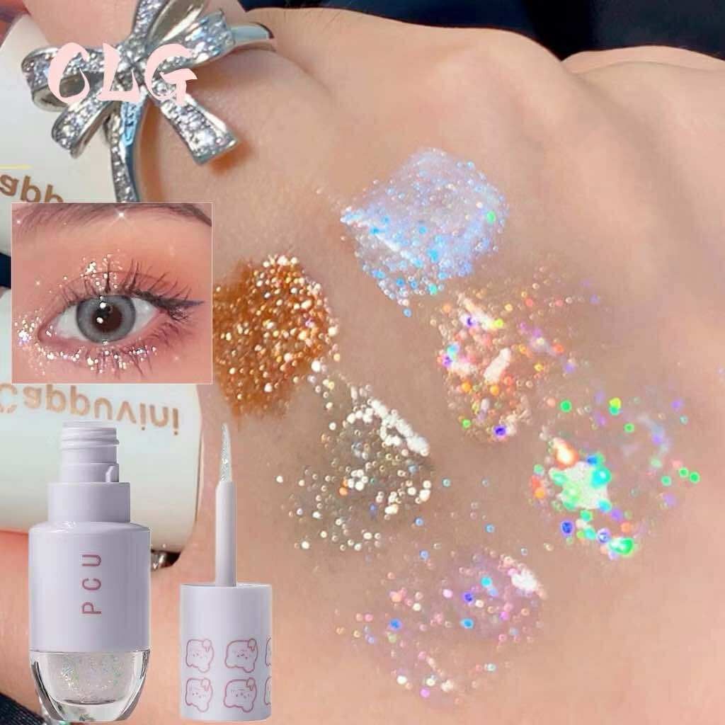 PCU Liquid Glitter Eyeshadow (Category: Makeup) located in Caloocan City. Submitted by trueowl_2154dc (Listing ID 1394593774, Image 2). Description: Eyeshadow 4 Colors Glitter Eyeshadow Liquid Eyeshadow Shades Lightweight Quick-Drying Eye Makeup🎀 MOP:Gcash/Gotyme/Remittances.