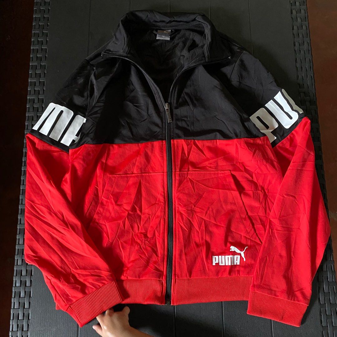 Puma Track Jacket (Category: Coats, Jackets and Outerwear) located in Taguig. Submitted by askgue (Listing ID 1394483348, Image 2). Description: 19” x 22” Unisex Like new condition..