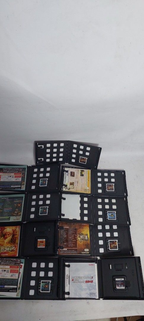 SD Gundam G Generation DS Games (Category: Nintendo) located in Quezon City. Submitted by jpnvintageonline (Listing ID 1394508357, Image 2). Description: - SD Gundam G Generation DS game collection. - Includes multiple titles. - All games in original cases. - Cases show minimal wear. - Perfect for Gundam fans and collectors. - Each game is a DS cartridge..