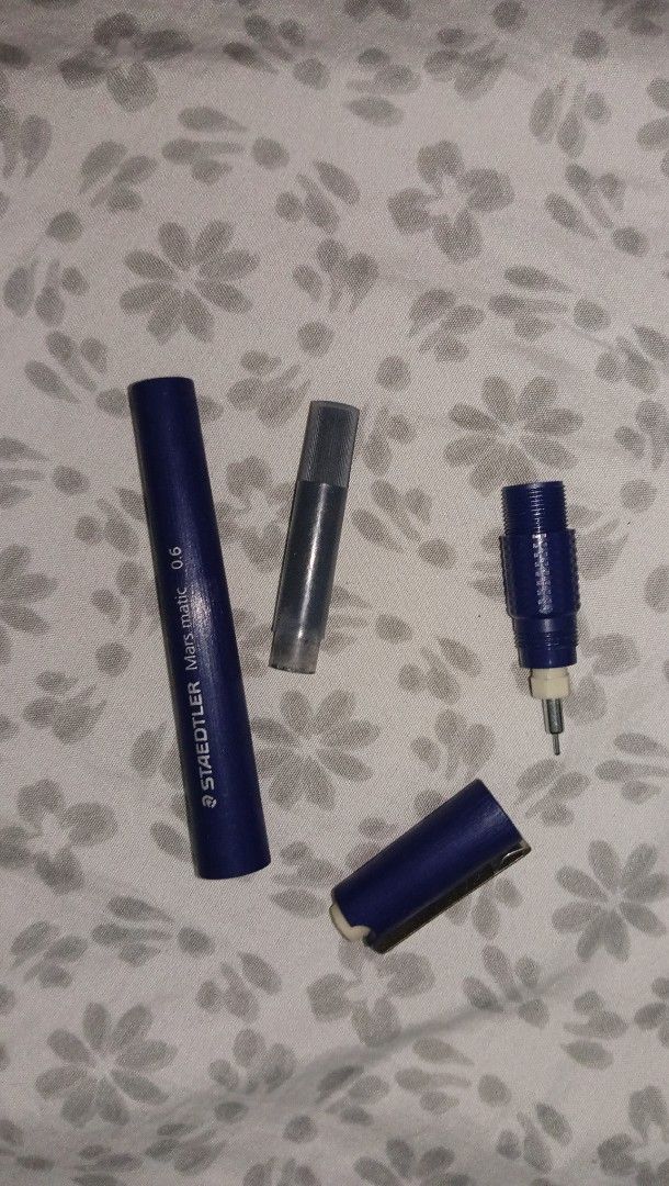 Staedtler Mars Matic 0.6 Tech Pen (Category: Stationery & School Supplies) located in Makati City. Submitted by rbbql (Listing ID 1394561121, Image 3). Description: check my other listings for set of drafting materials - Staedtler Mars Matic 0.6 tech pen - Black ink - 0.6mm tip - no ink (you can buy refill at NBS).