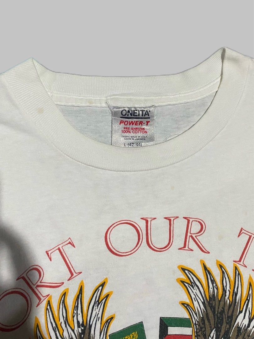 support our troops tee (Category: Tshirts & Polo Shirts ) located in Lipa City. Submitted by uoniandre (Listing ID 1394521822, Image 3). Description: L: 26” W: 19” issue/s: minimal stains (removable) + shipping fee.