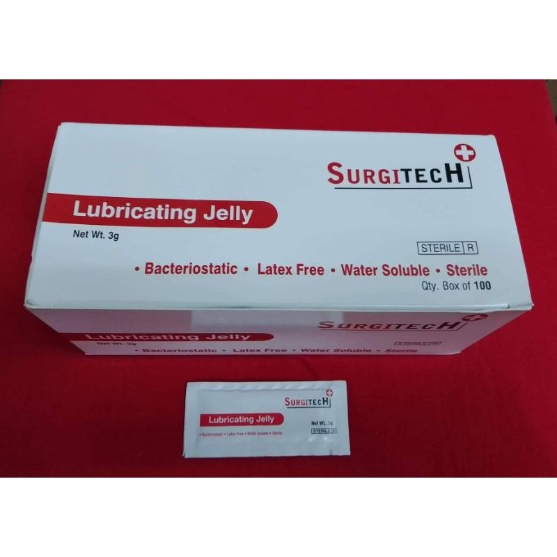 SURGITECH LUBRICATING JELLY 3GRM (Category: Medical Supplies & Tools) located in Quezon City. Submitted by andrea_dxs (Listing ID 1394448641, Image 1). Description: Uses Surgitech Lubricating Jelly 3g is primarily used in medical settings to aid in a variety of procedures, including: Insertion of catheters and speculums Gynecological and surgical lubrication Insertion of rectal thermometers and enemas Lubrication of surgical instruments.