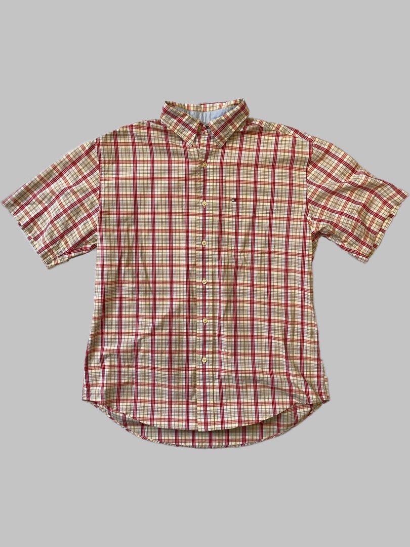 Tommy Hilfiger Checkered Polo (Category: Formal Shirts) located in Lipa City. Submitted by uoniandre (Listing ID 1394457322, Image 1). Description: L: 29.5” W: 23” issue/s: none + shipping fee.